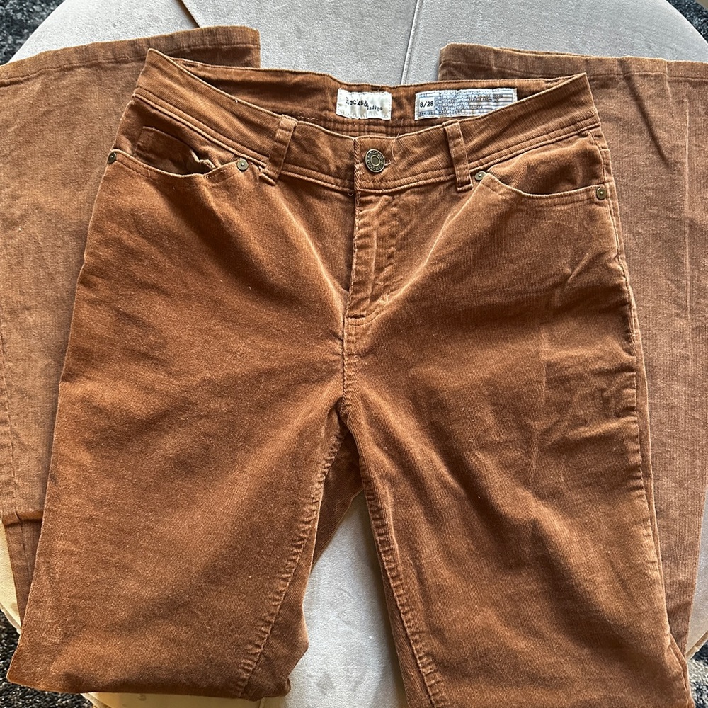 Rocks & Indigo Brown Corduroy Pants | Vintage Inspired